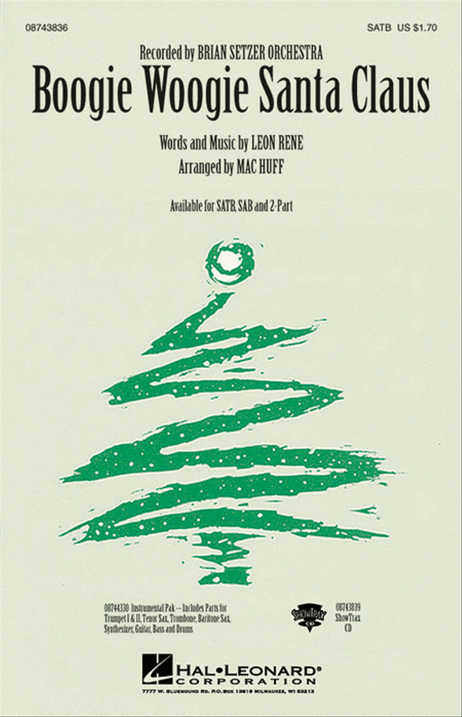 Boogie Woogie Santa Claus 4-Part scores gallery preview page 1