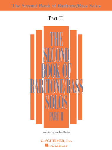 The Second Book of Baritone/Bass Solos Part II