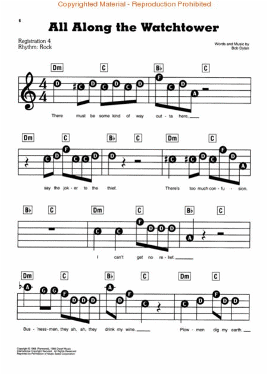 VH1's 100 Greatest Songs of Rock & Roll Electronic Keyboard scores gallery preview page 2
