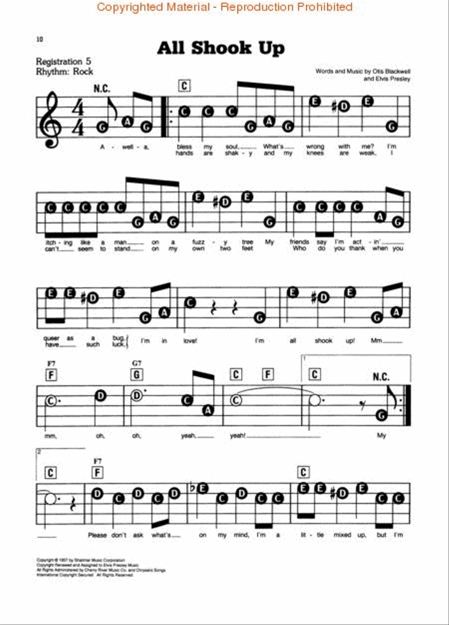 VH1's 100 Greatest Songs of Rock & Roll Electronic Keyboard scores gallery preview page 3