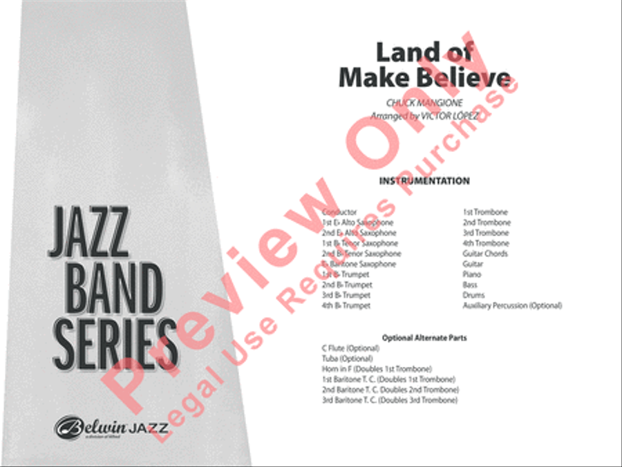 Land of Make Believe Land of Make Believe Jazz Ensemble scores gallery preview page 2