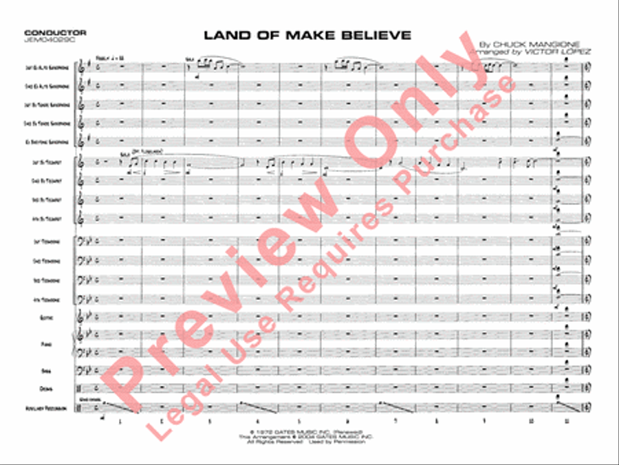 Land of Make Believe Land of Make Believe Jazz Ensemble scores gallery preview page 4
