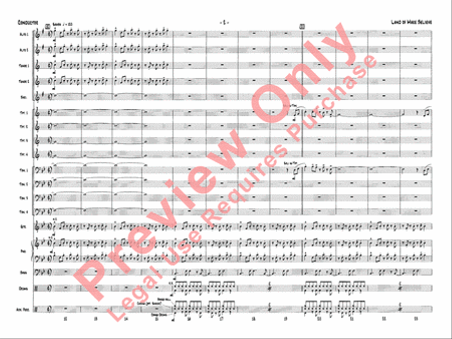 Land of Make Believe Land of Make Believe Jazz Ensemble scores gallery preview page 5
