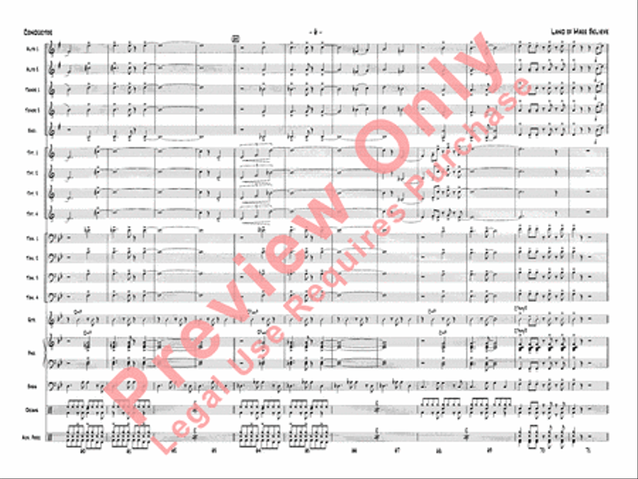 Land of Make Believe Land of Make Believe Jazz Ensemble scores gallery preview page 9