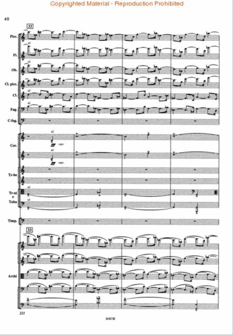 Symphony No. 5, Op. 47 Orchestra scores gallery preview page 4