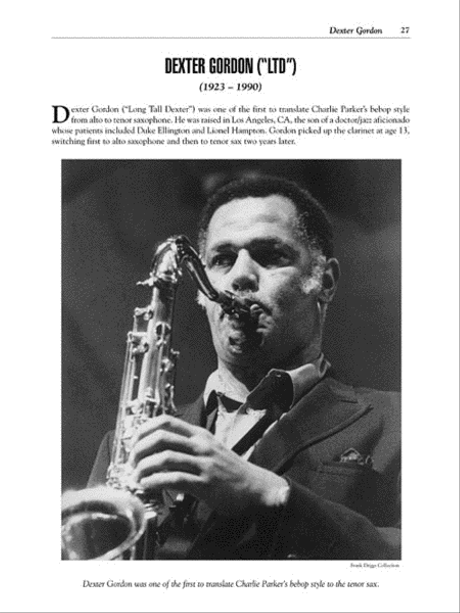 Jazz Saxophone Saxophone scores gallery preview page 3