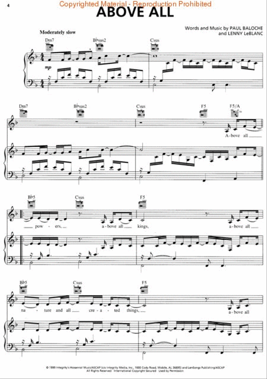 Here I Am to Worship Piano, Vocal, Guitar scores gallery preview page 2