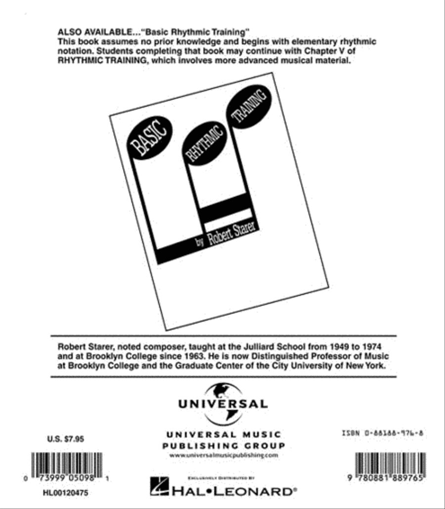 Rhythmic Training Rhythmic Training Piano Method scores gallery preview page 6