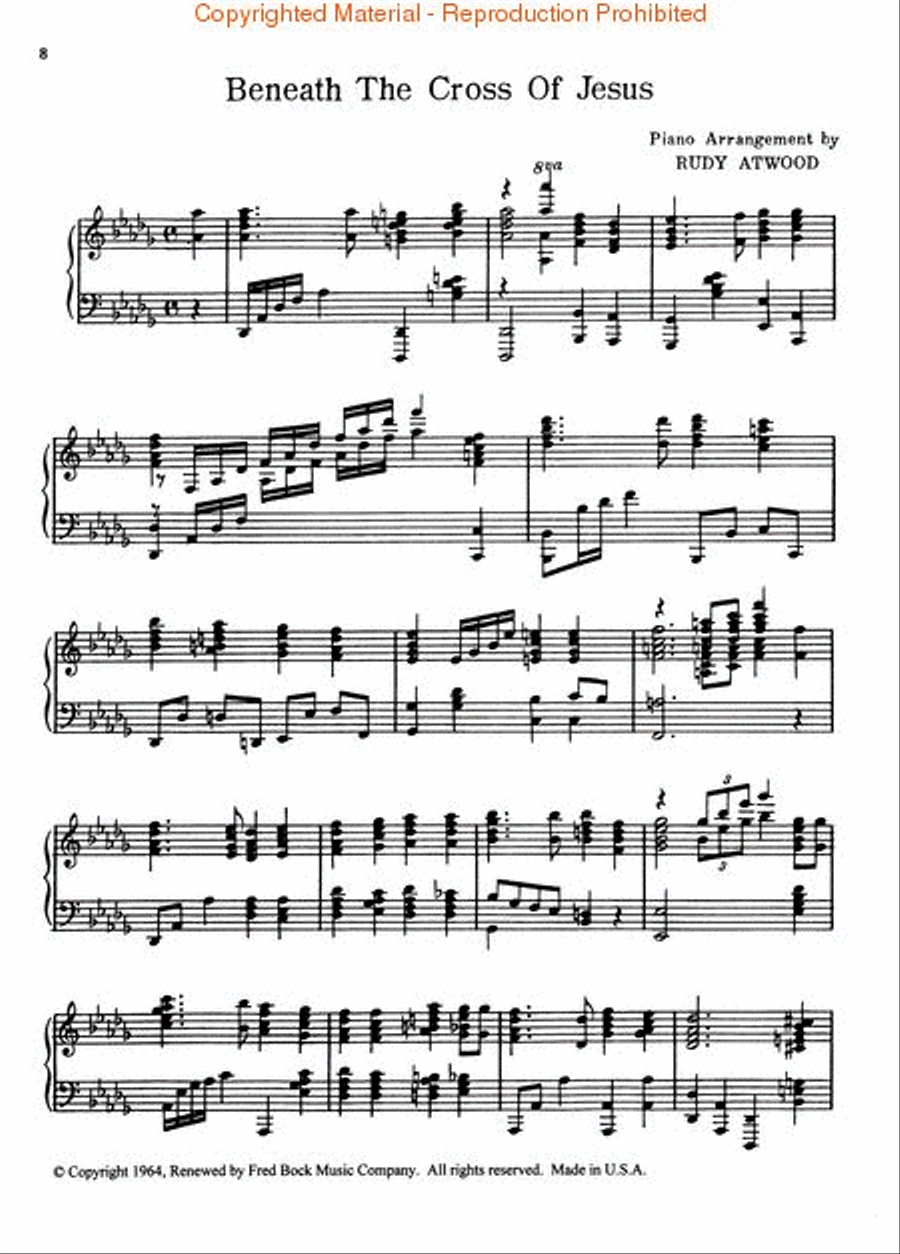Jesus Shall Reign Jesus Shall Reign Piano Solo scores gallery preview page 4