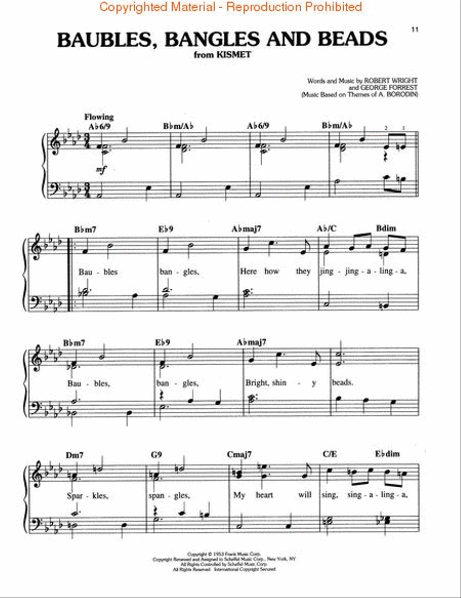 Broadway Songs Easy Piano scores gallery preview page 3