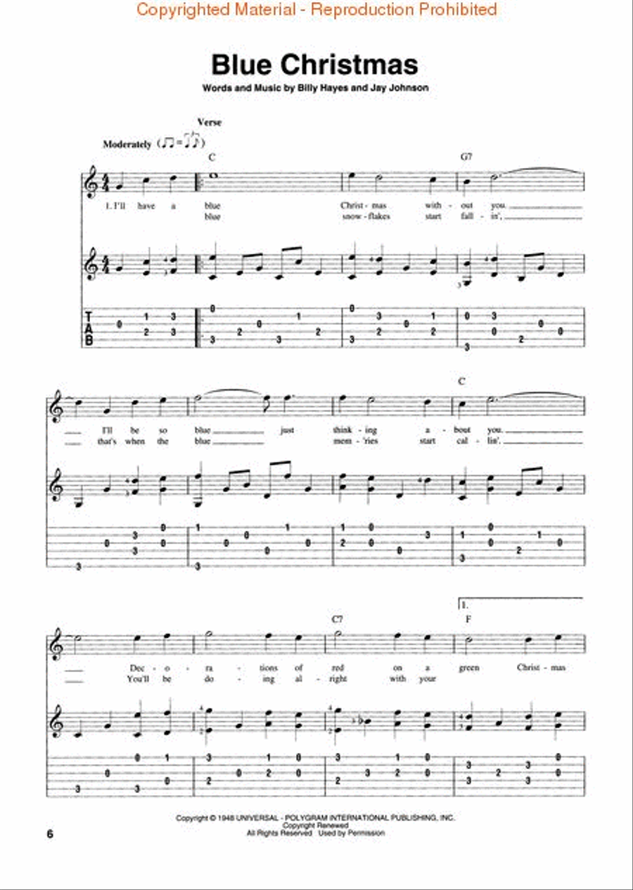 Fingerpicking Yuletide Fingerpicking Guitar scores gallery preview page 3