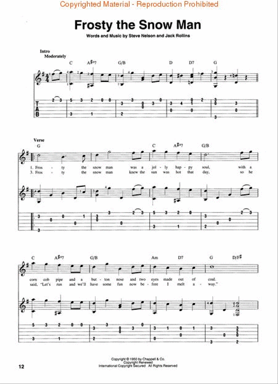 Fingerpicking Yuletide Fingerpicking Guitar scores gallery preview page 4