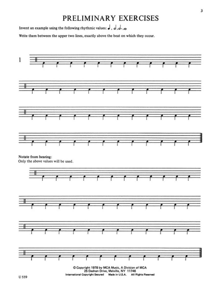 Rhythmic Training by Robert Starer Activity Books - Sheet Music page 4