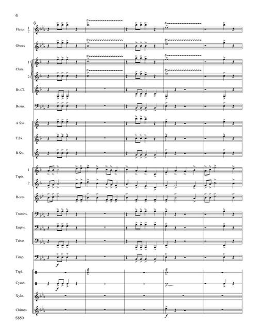 Of Spirit and Splendor Of Spirit and Splendor Concert Band scores gallery preview page 6