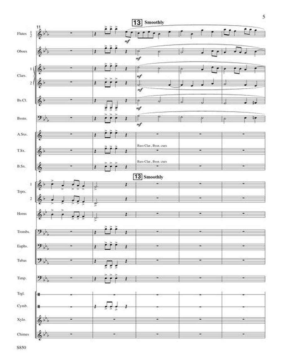 Of Spirit and Splendor Of Spirit and Splendor Concert Band scores gallery preview page 7