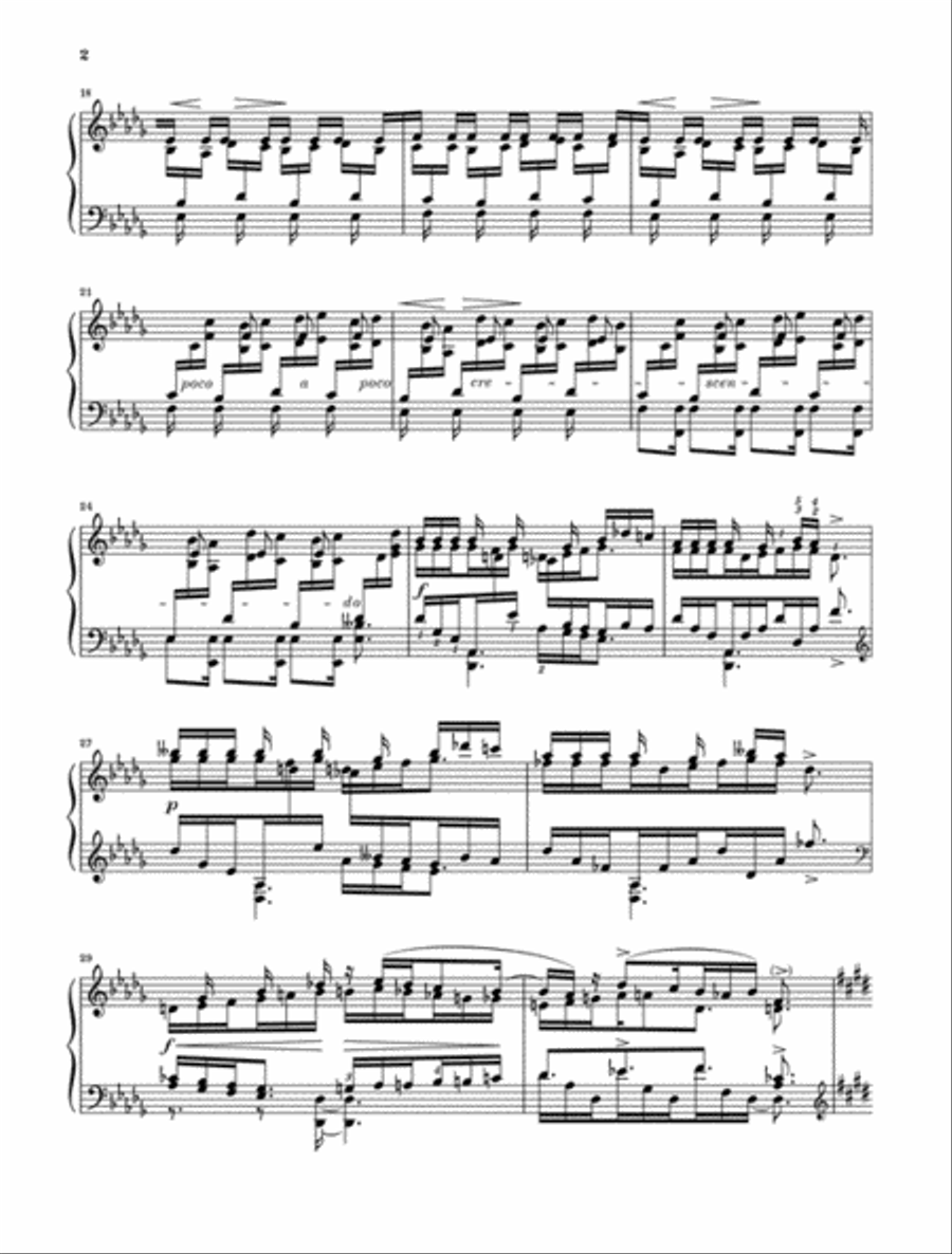 Islamey – Fantaisie orientale Piano Solo scores gallery preview page 4