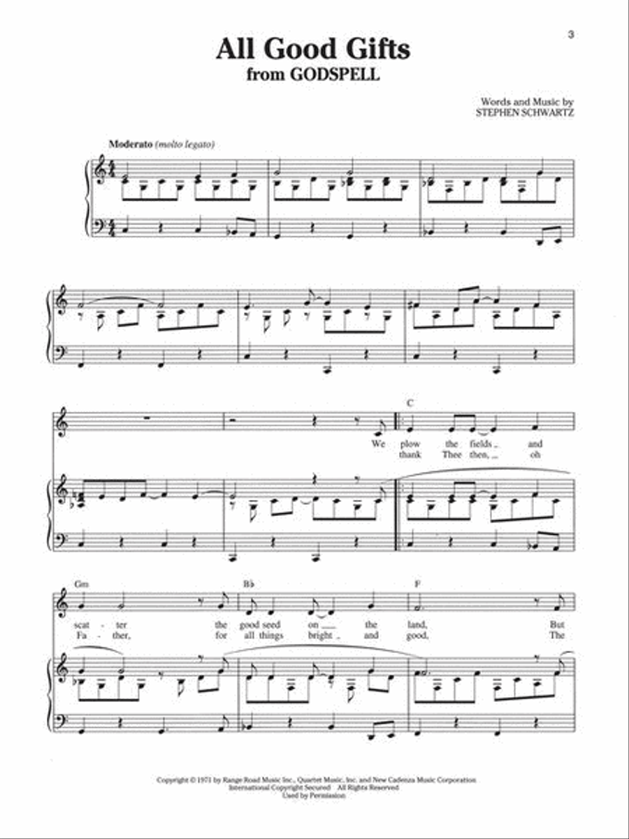 Musical Theatre Anthology for Teens Voice scores gallery preview page 4