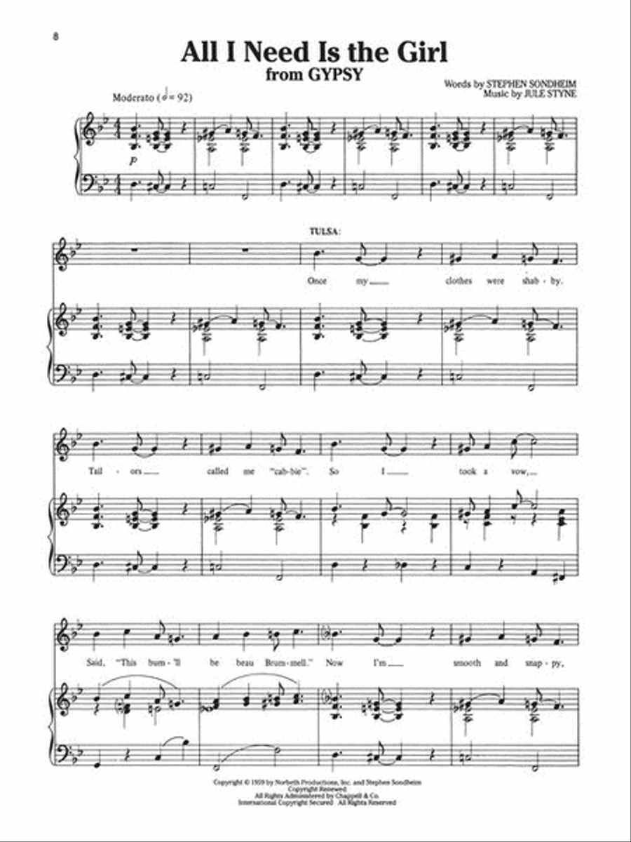 Musical Theatre Anthology for Teens Voice scores gallery preview page 5