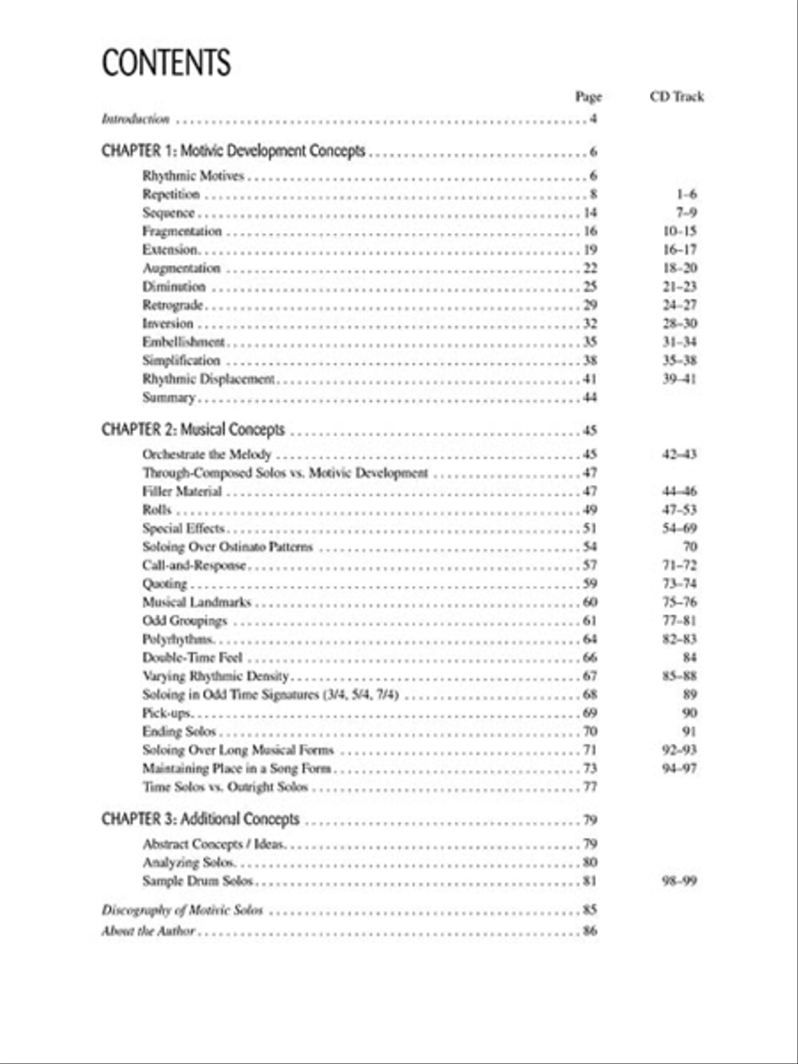 Motivic Drumset Soloing Drum Set scores gallery preview page 2