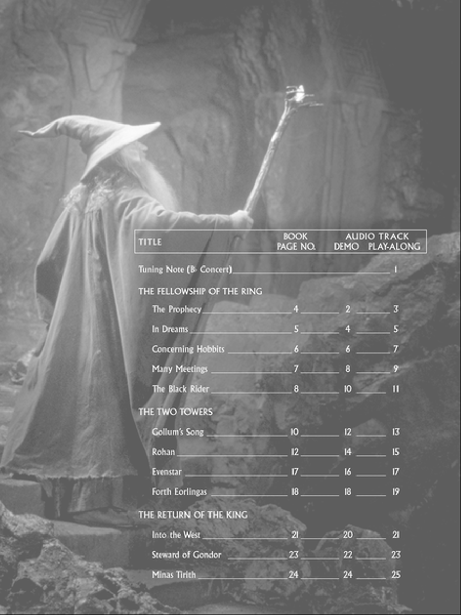 The Lord of the Rings - Instrumental Solos (Trumpet) Trumpet Solo scores gallery preview page 2