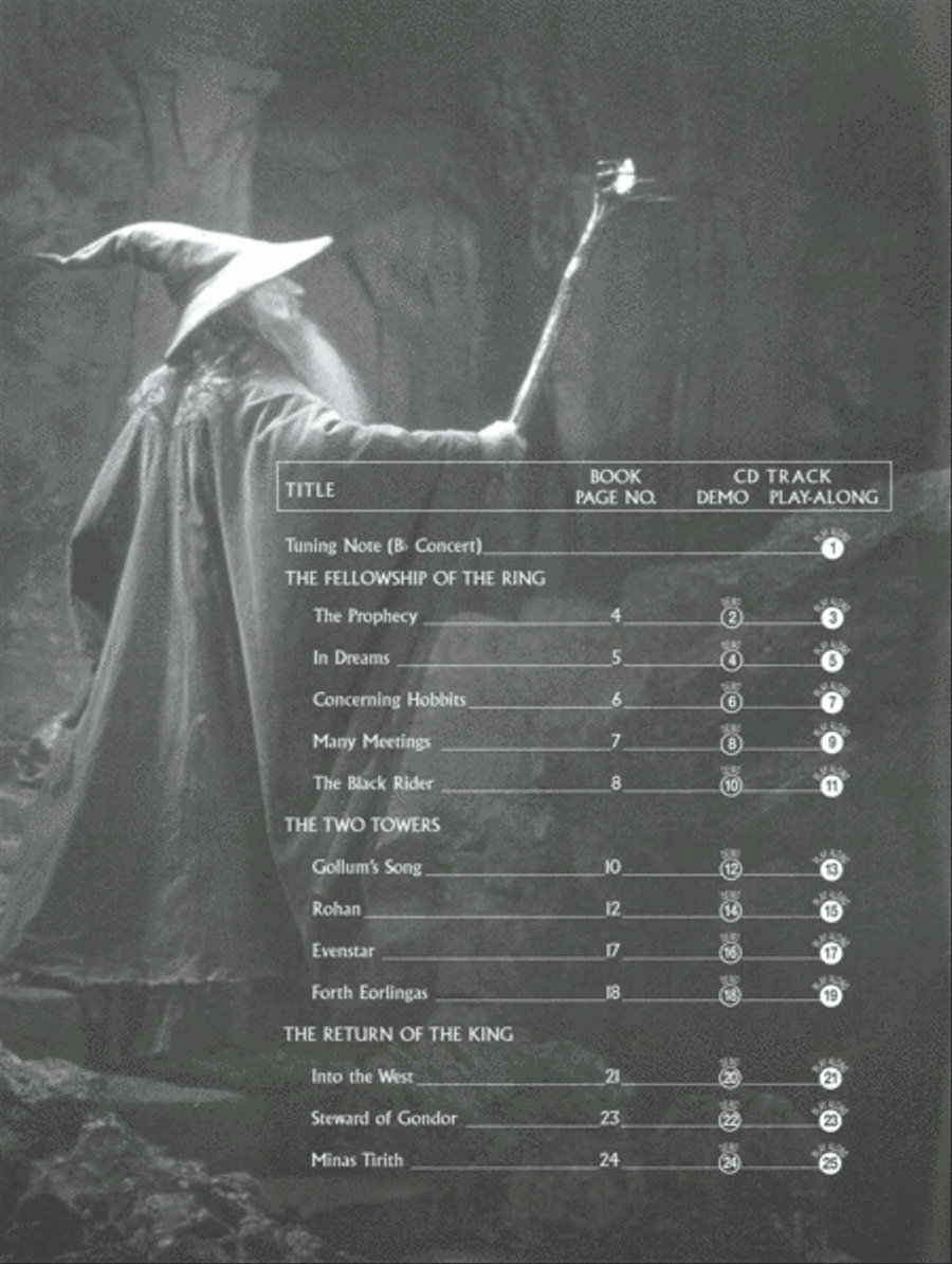 The Lord of the Rings - Instrumental Solos (Trumpet) Trumpet Solo scores gallery preview page 4