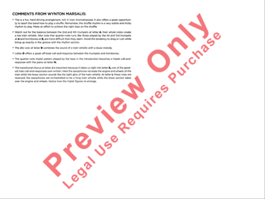 Happy-Go-Lucky Local (from Deep South Suite) Jazz Ensemble scores gallery preview page 7