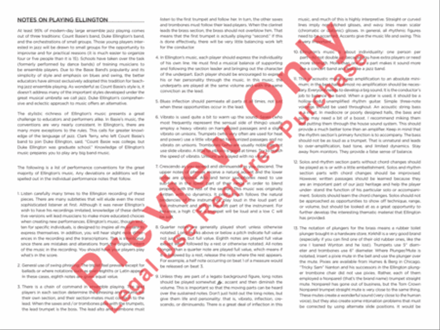 Isfahan (from The Far East Suite) Jazz Ensemble scores gallery preview page 3