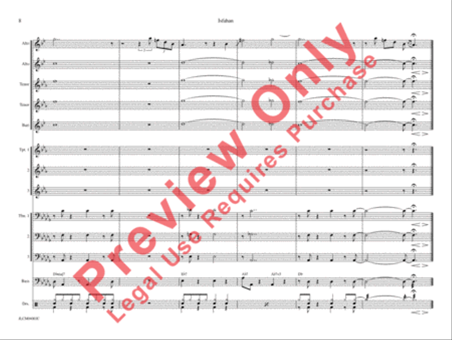 Isfahan (from The Far East Suite) Jazz Ensemble scores gallery preview page 15