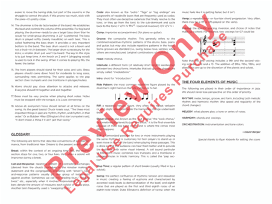 Isfahan (from The Far East Suite) Jazz Ensemble scores gallery preview page 4