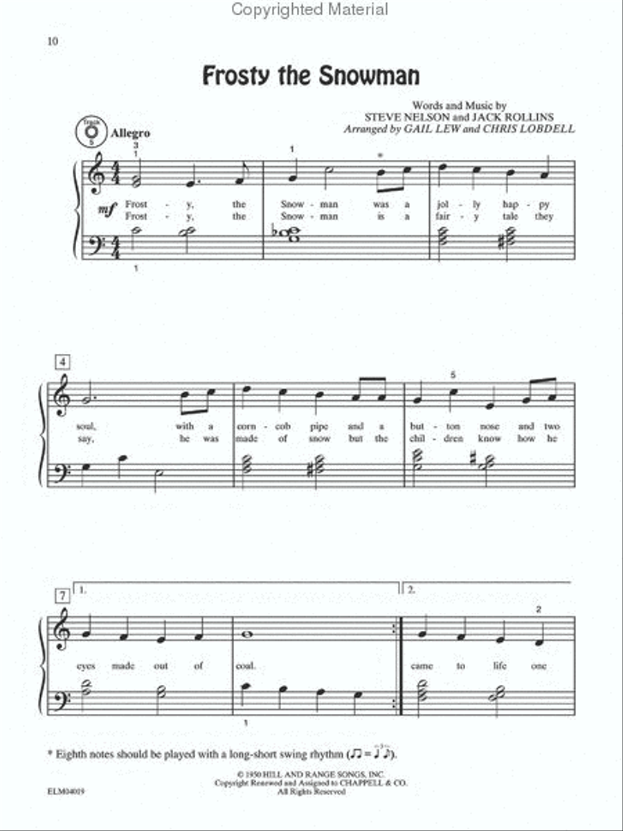 Christmas Party Easy Piano scores gallery preview page 2