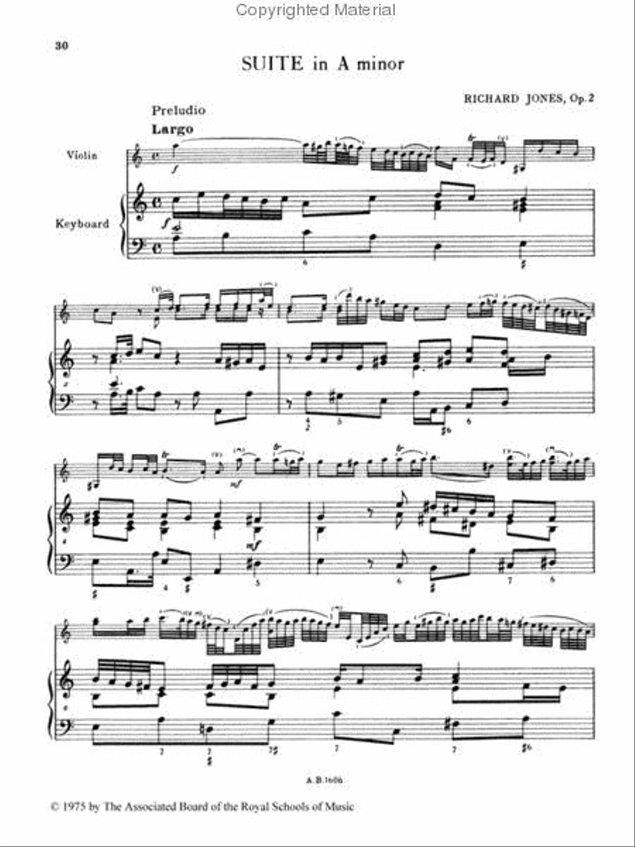 Eighteenth-Century Violin Sonatas, Book 2 Violin Solo scores gallery preview page 2