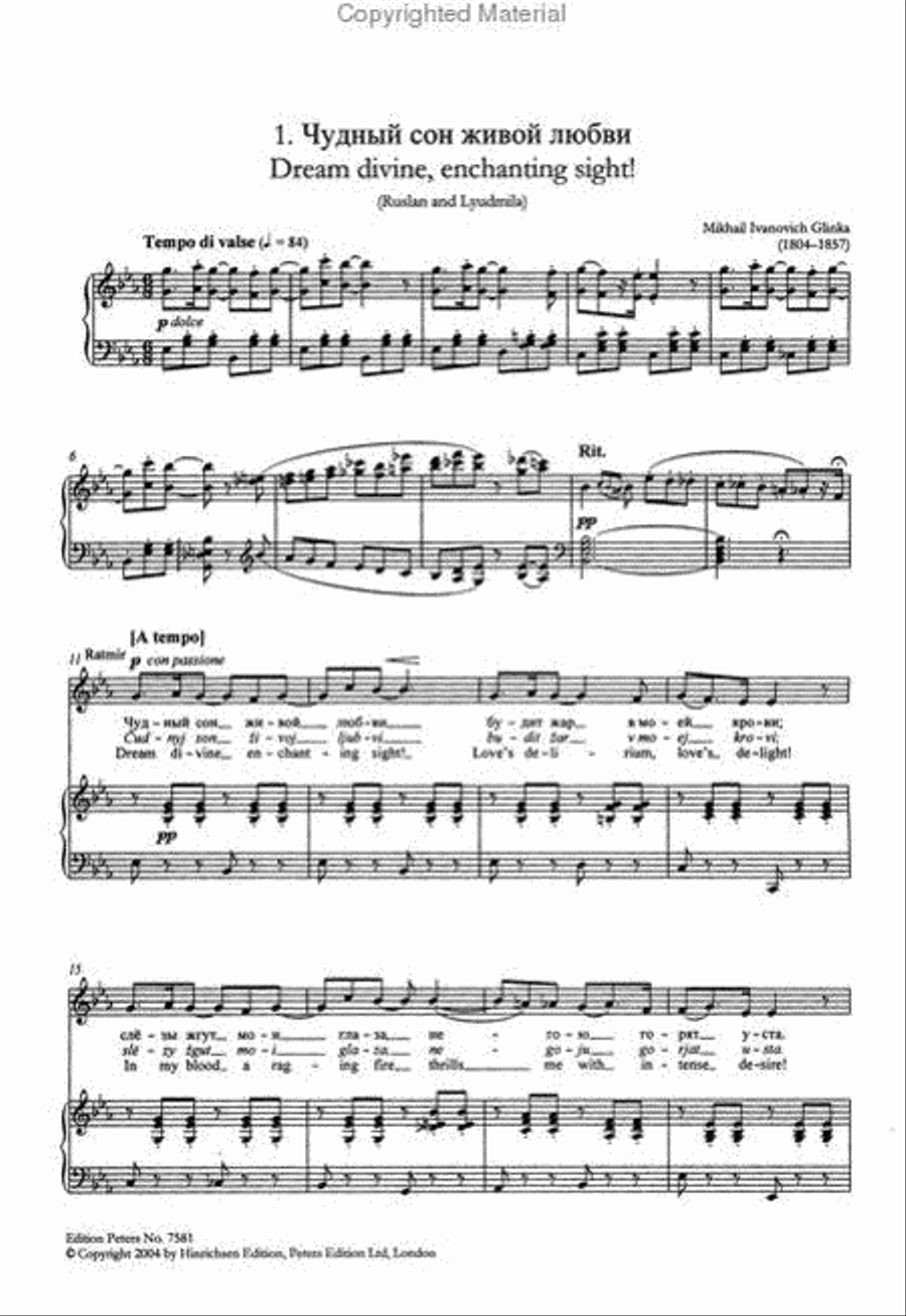 Russian Operatic Arias for Mezzo-Soprano and Piano Mezzo-Soprano Voice scores gallery preview page 2