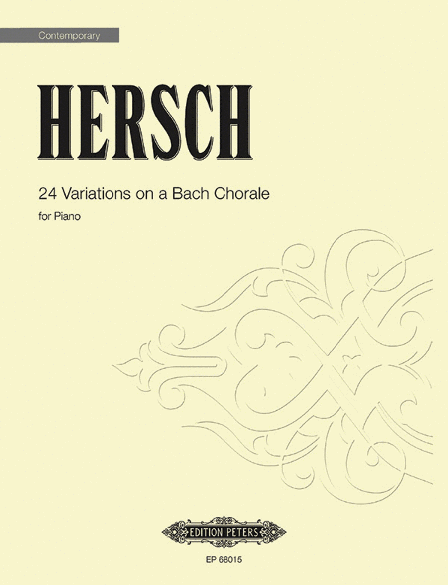 24 Variations on a Bach Chorale Piano Solo scores gallery preview page 1
