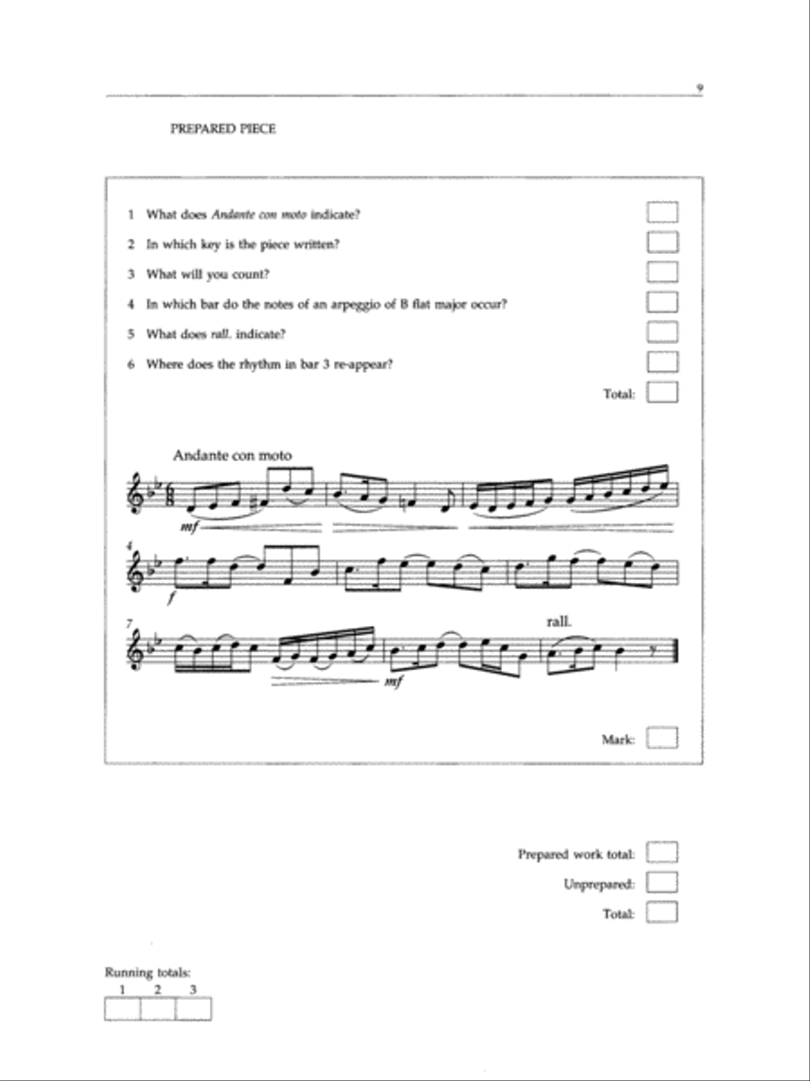 Improve Your Sight-reading! Trumpet, Grade 5-8 Cornet scores gallery preview page 3