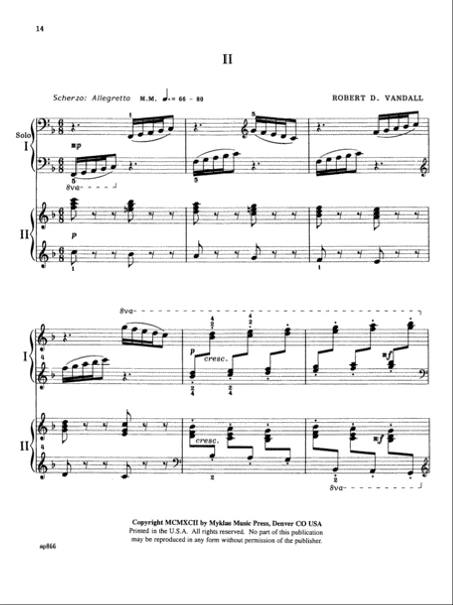 Concertino in C Major Concertino in C Major Small Ensemble scores gallery preview page 3