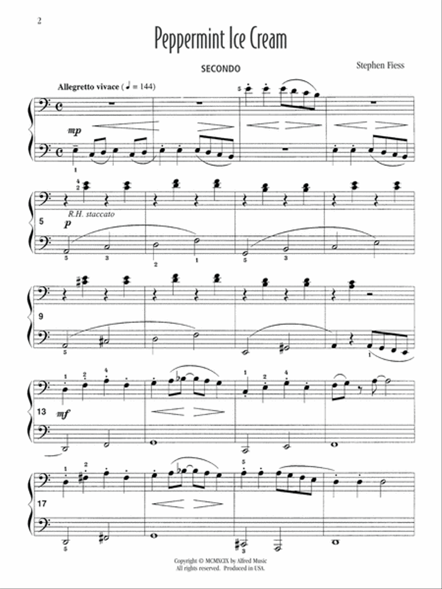 Peppermint Ice Cream Peppermint Ice Cream Small Ensemble scores gallery preview page 2