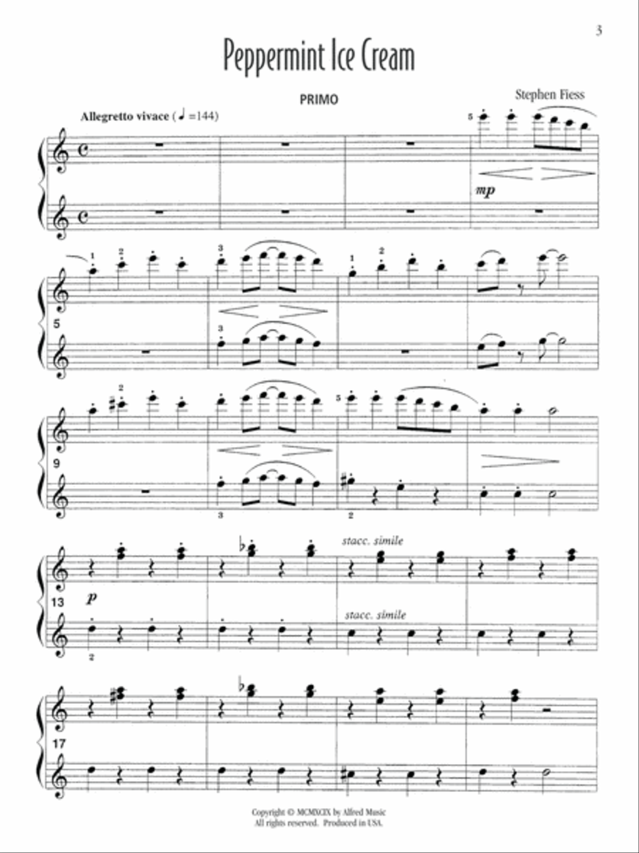 Peppermint Ice Cream Peppermint Ice Cream Small Ensemble scores gallery preview page 3