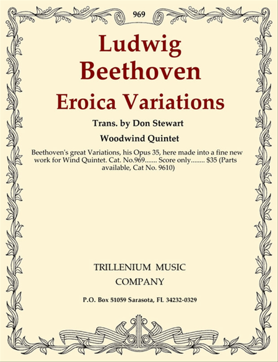 Eroica Variations Score scores gallery preview page 1
