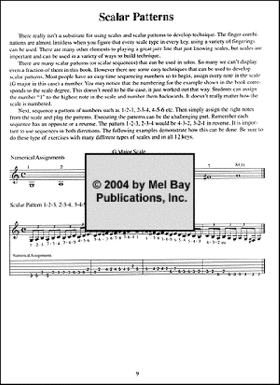 Jazz Guitar Lines Workout Electric Guitar scores gallery preview page 5
