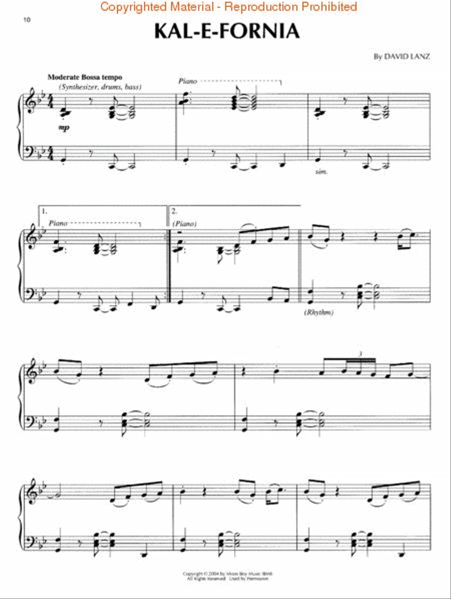 David Lanz – The Good Life Piano Solo scores gallery preview page 2
