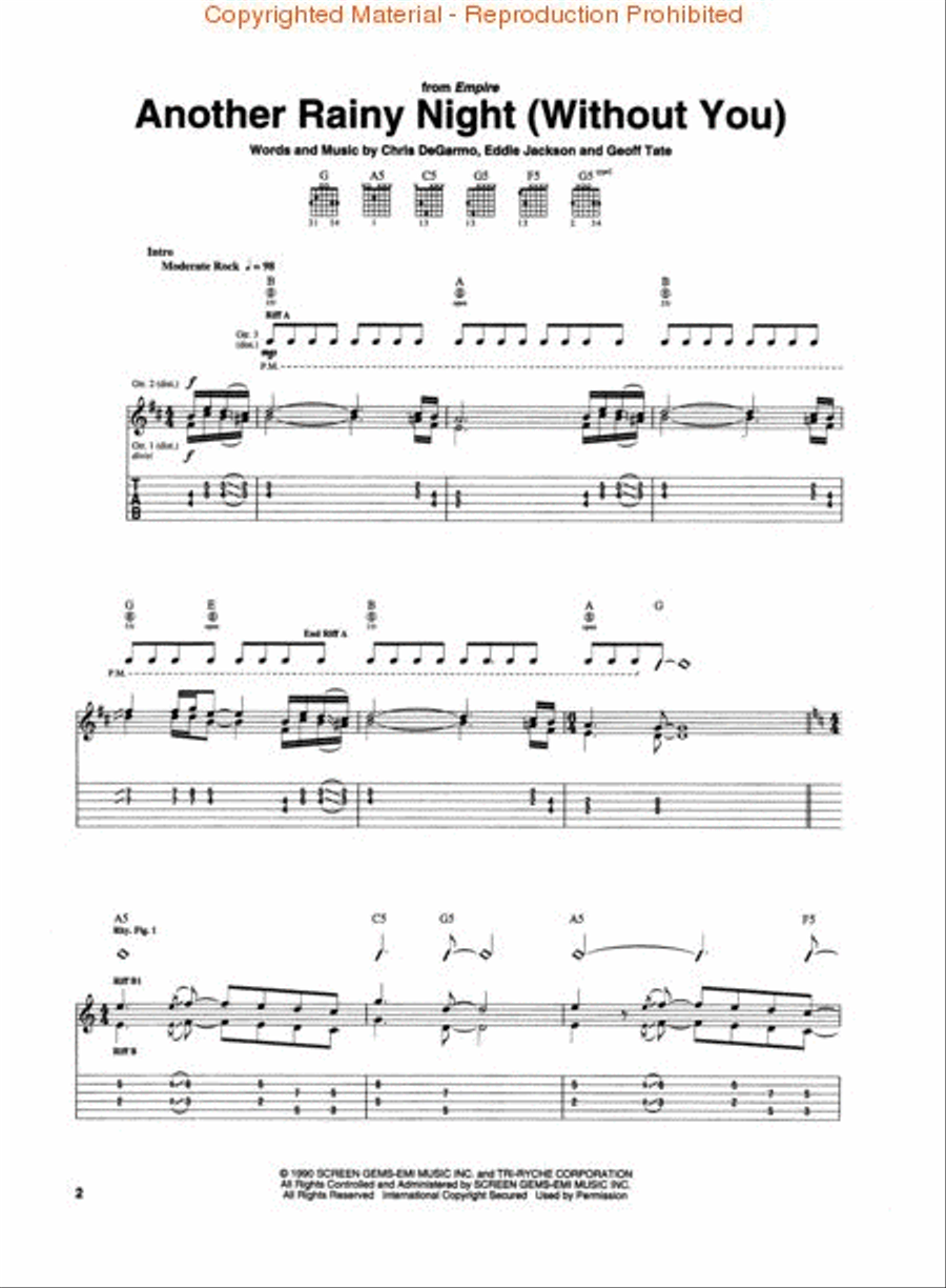 The Very Best of Queensryche Electric Guitar scores gallery preview page 2