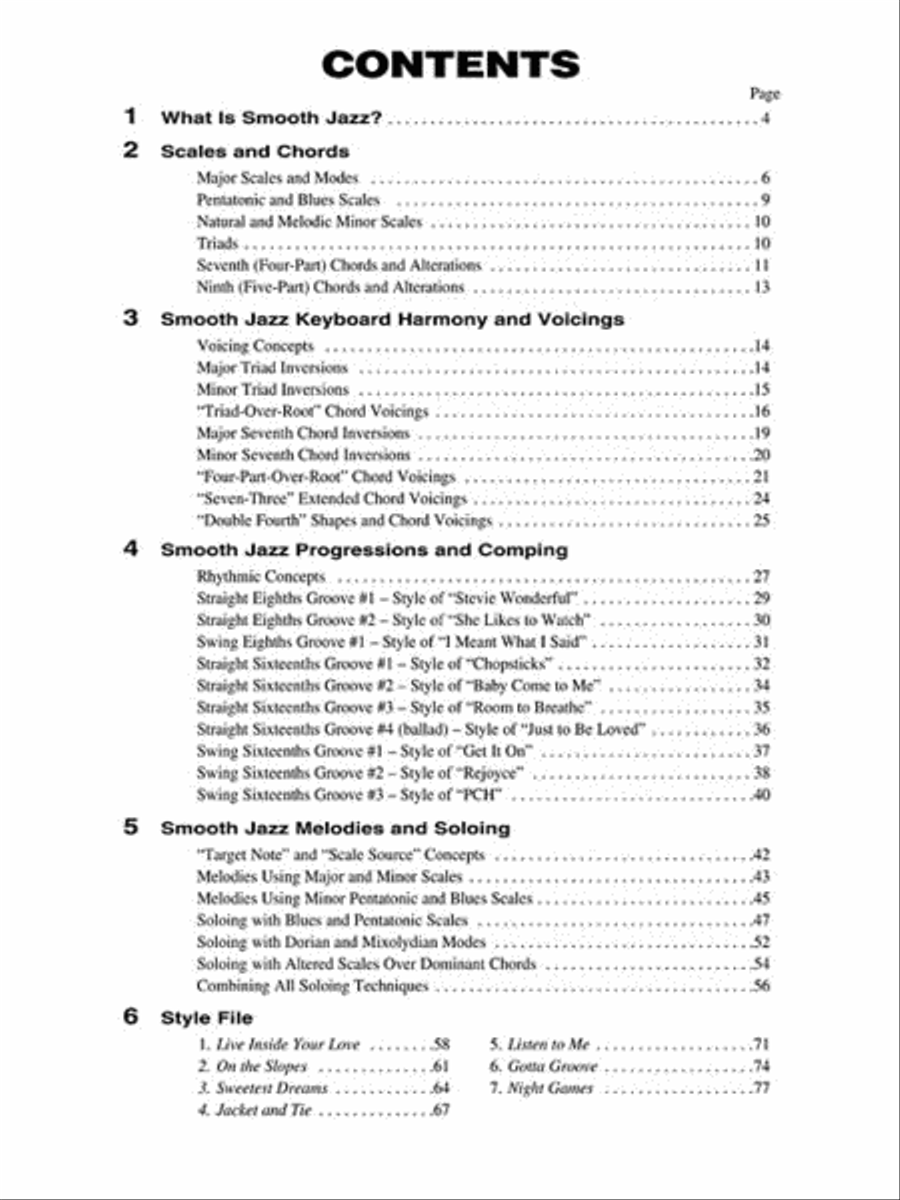 Smooth Jazz Piano Smooth Jazz Piano Piano Method scores gallery preview page 2