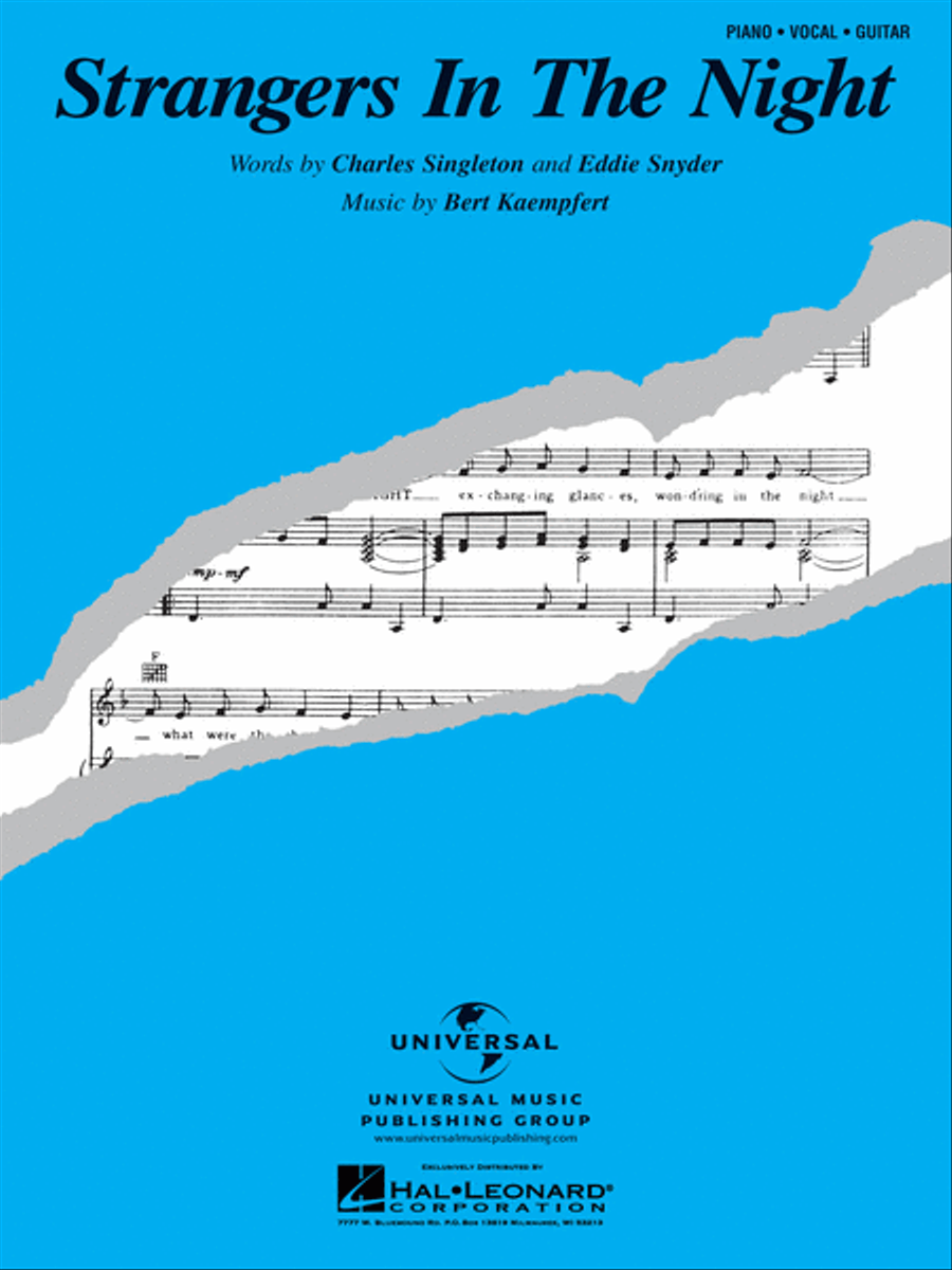 Strangers in the Night Piano, Vocal, Guitar scores gallery preview page 1