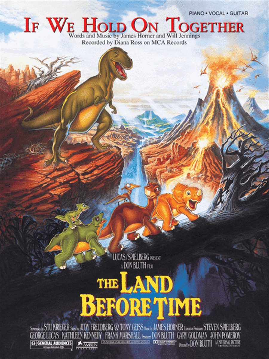 If We Hold On Together (from The Land Before Time) Piano, Vocal, Guitar scores gallery preview page 1