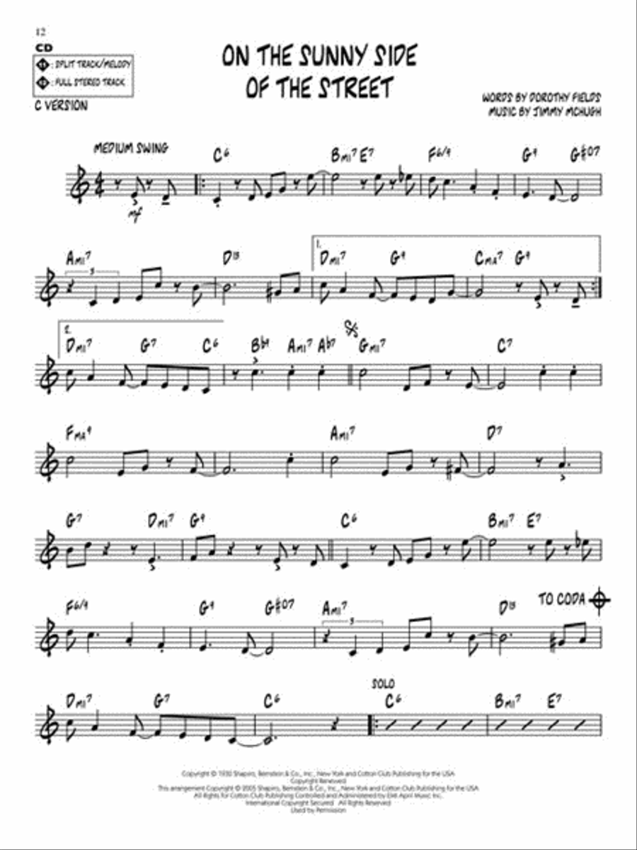 Best of Swing C Instrument scores gallery preview page 6