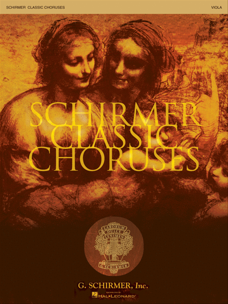 Schirmer Classic Choruses Choir scores gallery preview page 1