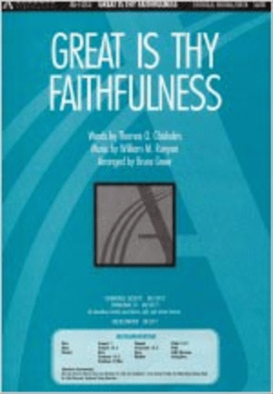 Who Is This King?/Great Is Thy Faithfulness (Allegis Choraltrax CD #27) Choir scores gallery preview page 1