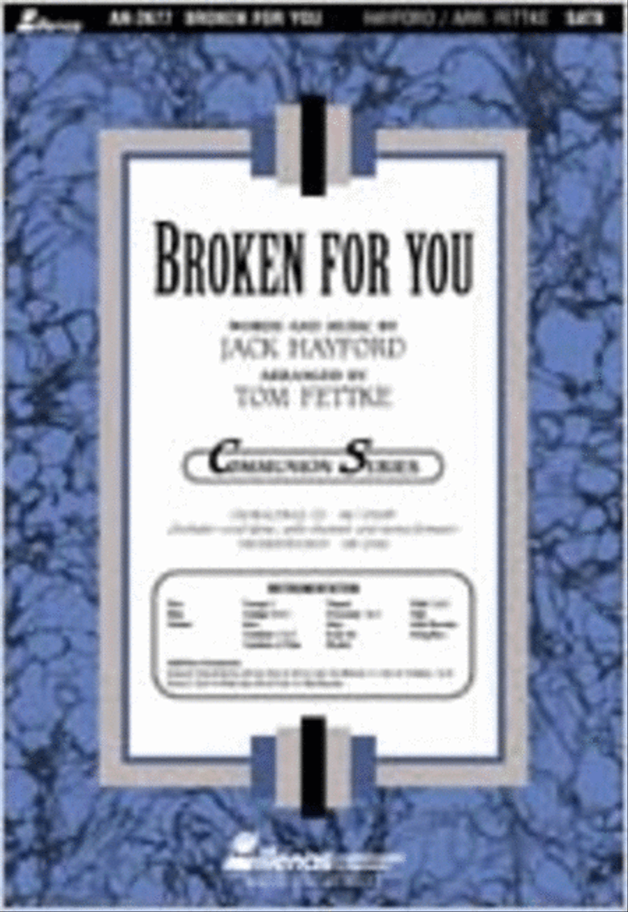 Broken for You (Anthem) 4-Part scores gallery preview page 1