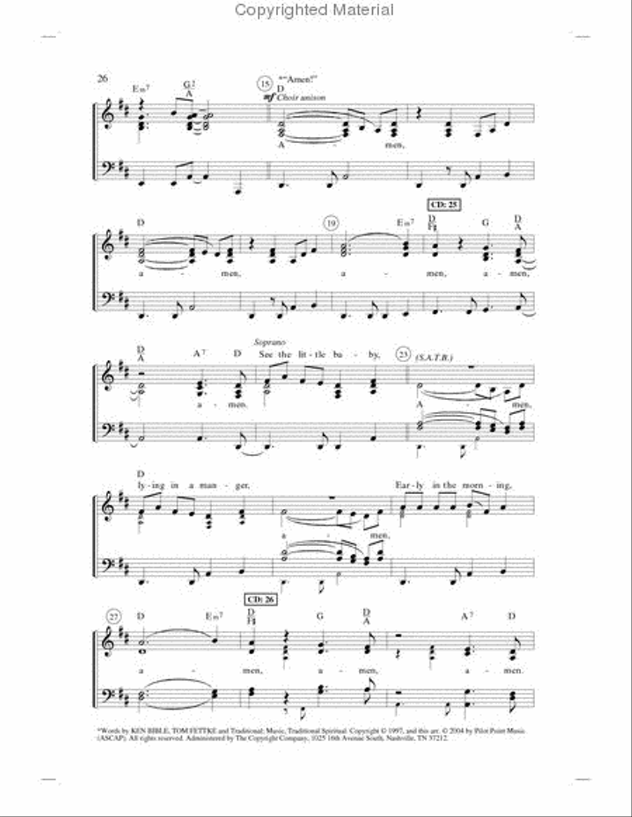 Celebrate the Gift (Book) SATB scores gallery preview page 5