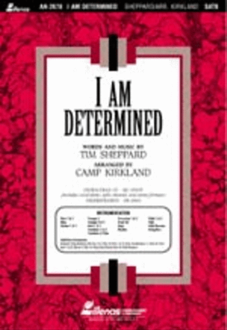 I Am Determined (Anthem) 4-Part scores gallery preview page 1
